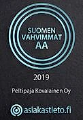 Suomen vahvimmat 2019 -logo