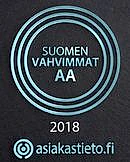 Suomen vahvimmat 2018 -logo